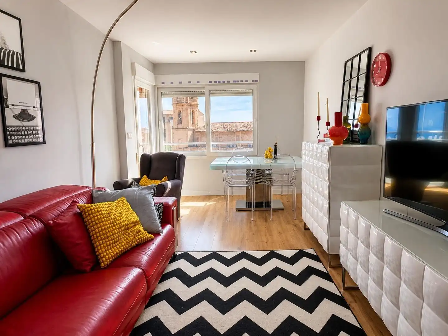 Sala d'estar de Apartament en venda en Pilar de la Horadada amb Aire condicionat, Terrassa i Traster