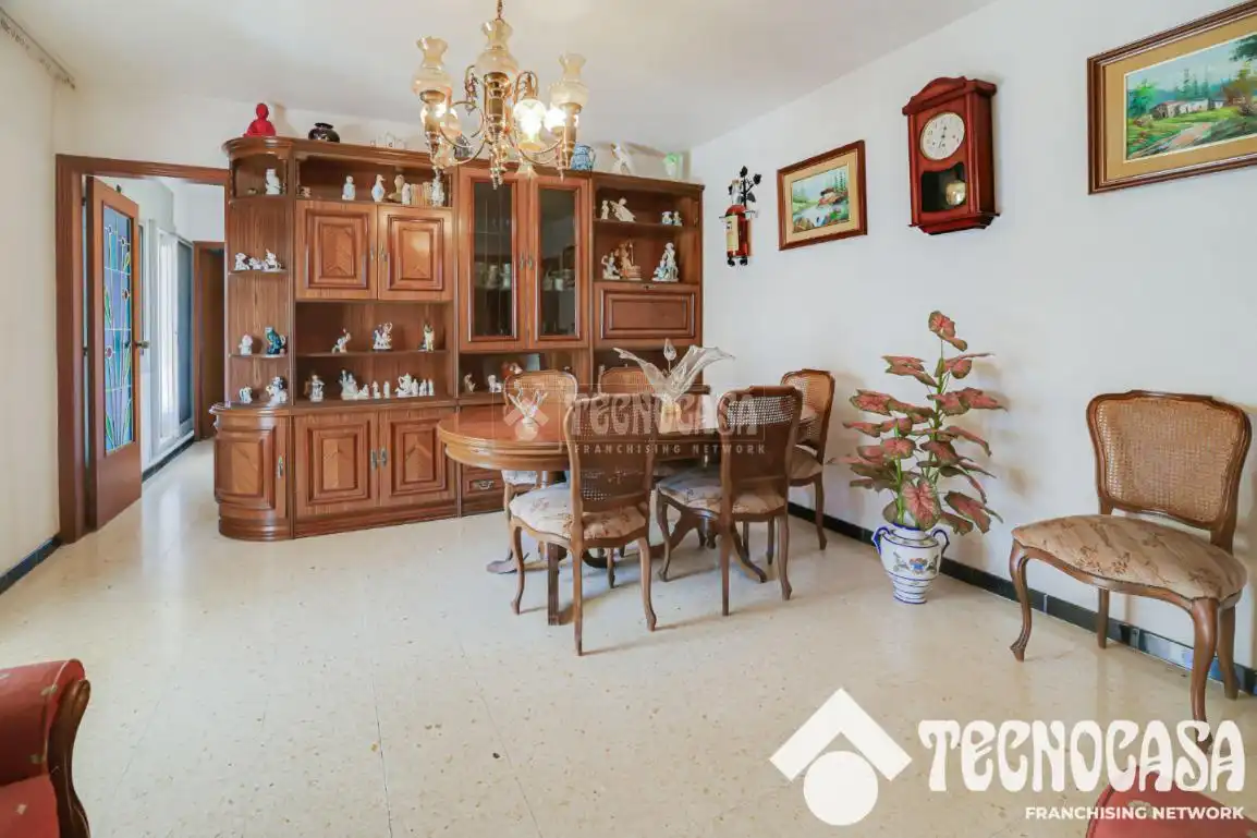 Sala de estar de Piso en venta en Badalona con Terraza