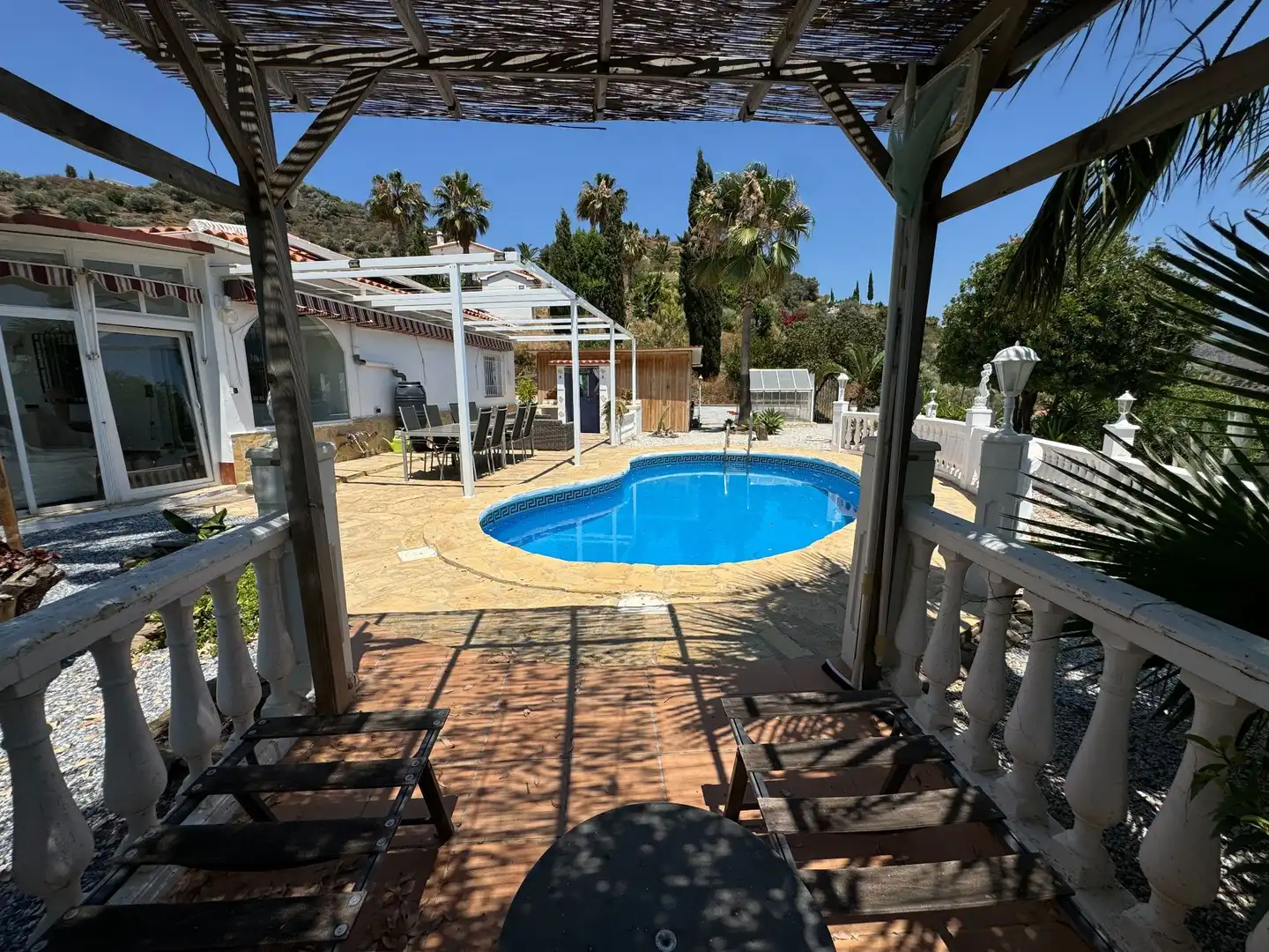Piscina de Finca rústica en venda en Arenas amb Aire condicionat, Jardí privat i Terrassa