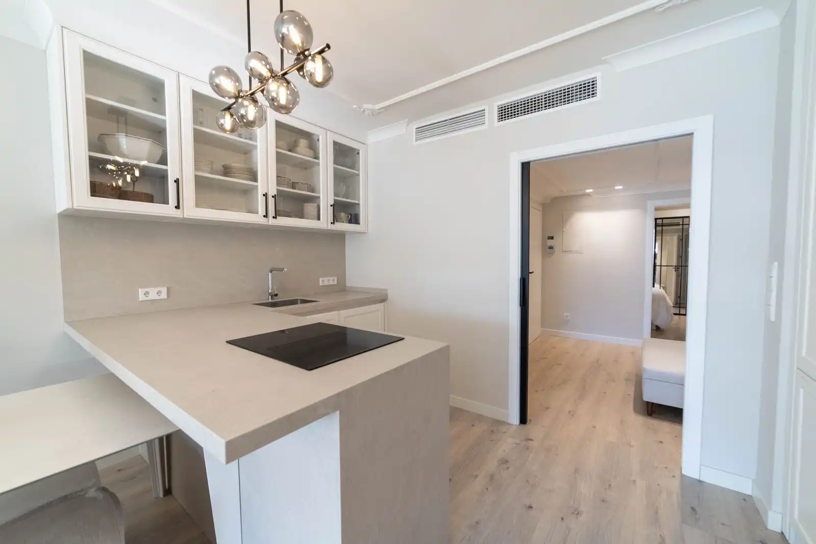 Cocina de Piso en venta en Marbella con Aire acondicionado, Terraza y Trastero