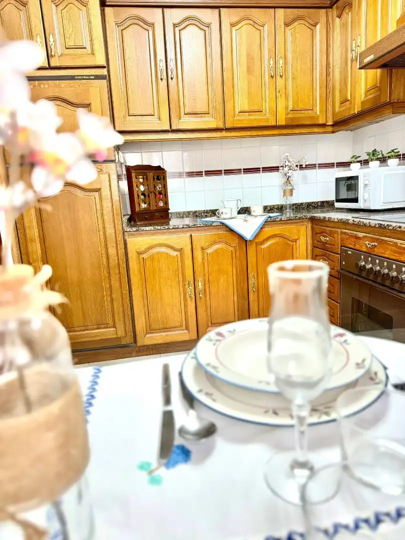 Cocina de Dúplex en venta en Corvera de Asturias con Calefacción, Parquet y Trastero