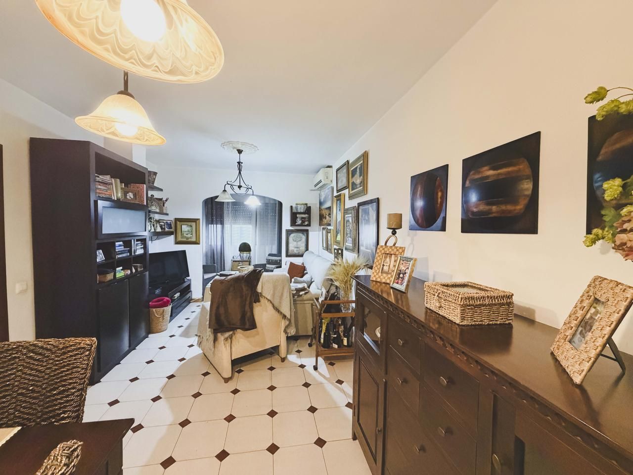 Sala d'estar de Pis en venda en  Cádiz Capital amb Aire condicionat