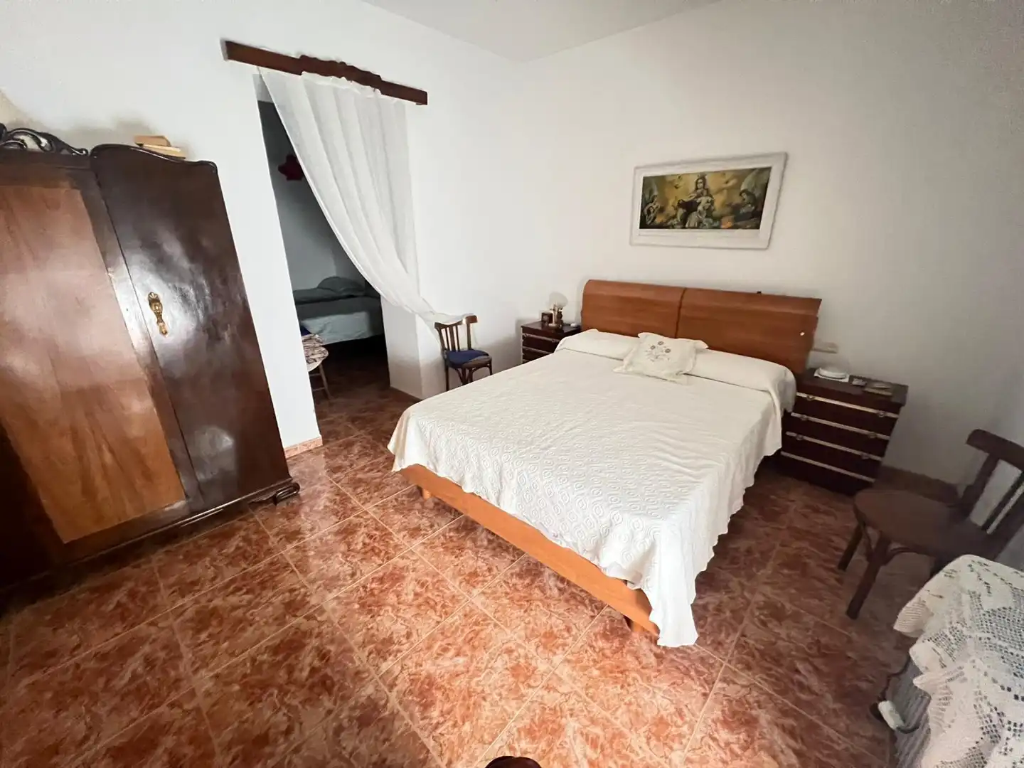 Dormitori de Casa o xalet en venda en Almadén amb Calefacció, Jardí privat i Moblat