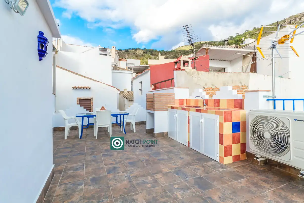 Terrace of Detached homes for rent in Lentegí  with Furnished