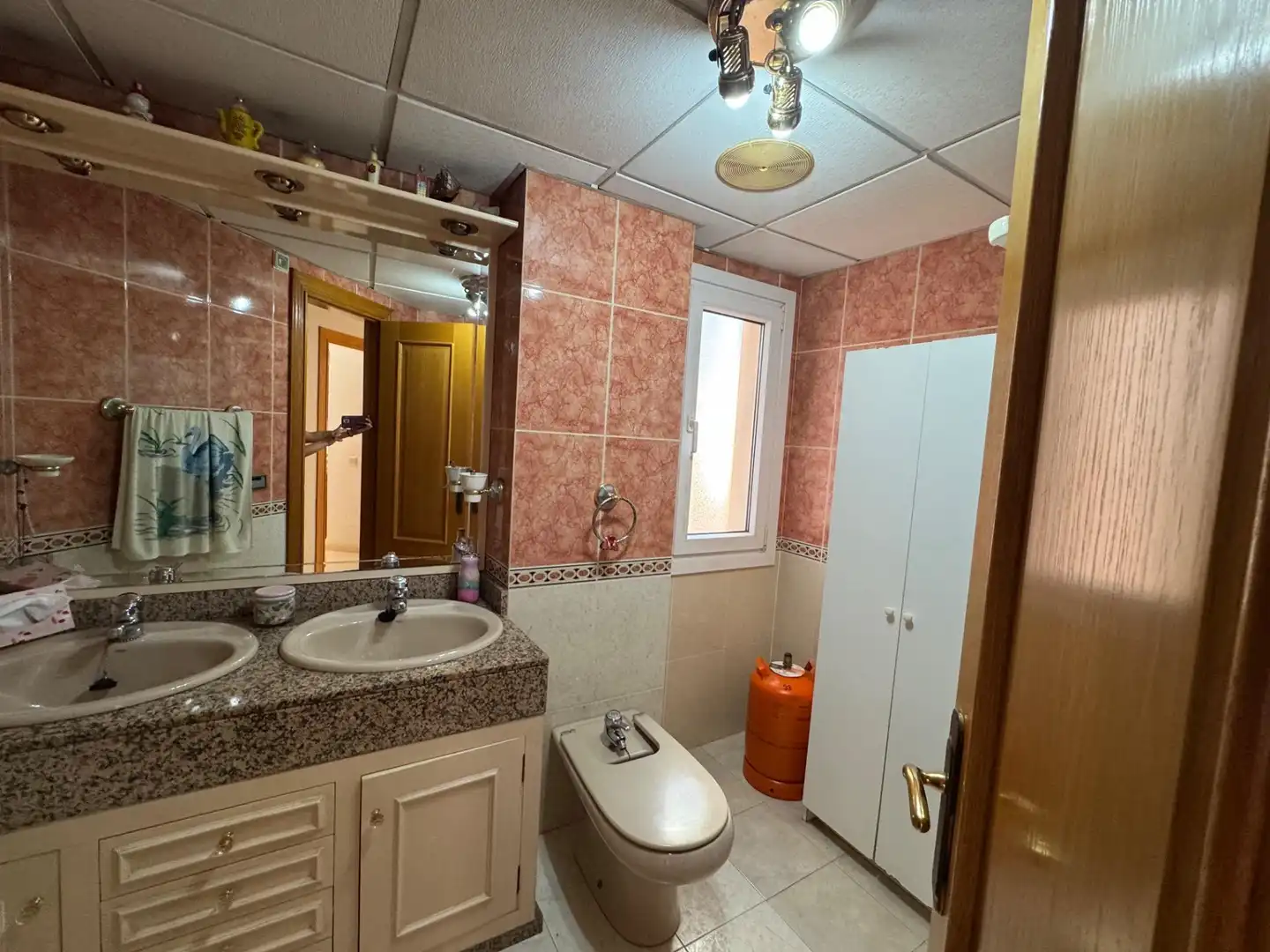 Bathroom of Flat for sale in Almería  with Air Conditioner and Storage room