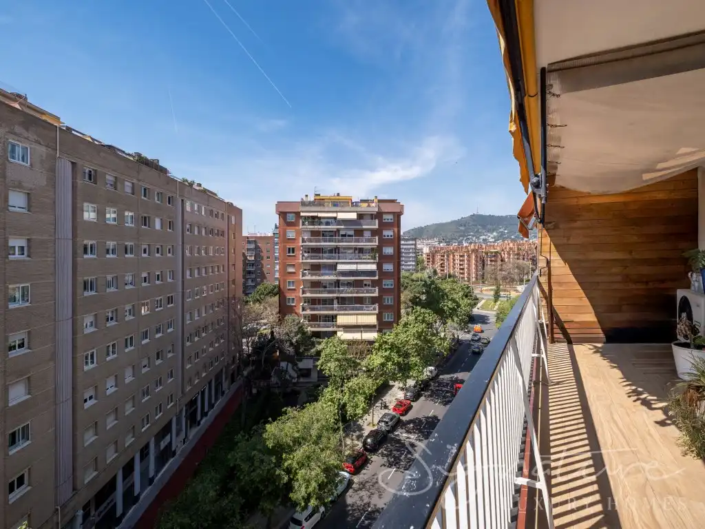 Vista exterior de Pis de lloguer en Barcelona amb Aire condicionat, Terrassa i Moblat