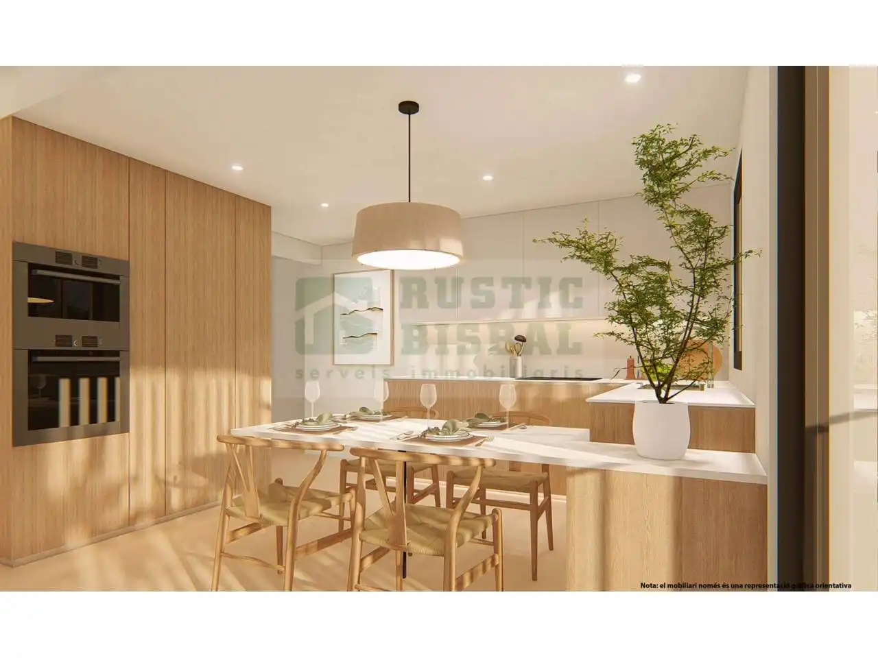 Comedor de Piso en venta en La Bisbal d'Empordà con Aire acondicionado, Calefacción y Balcón