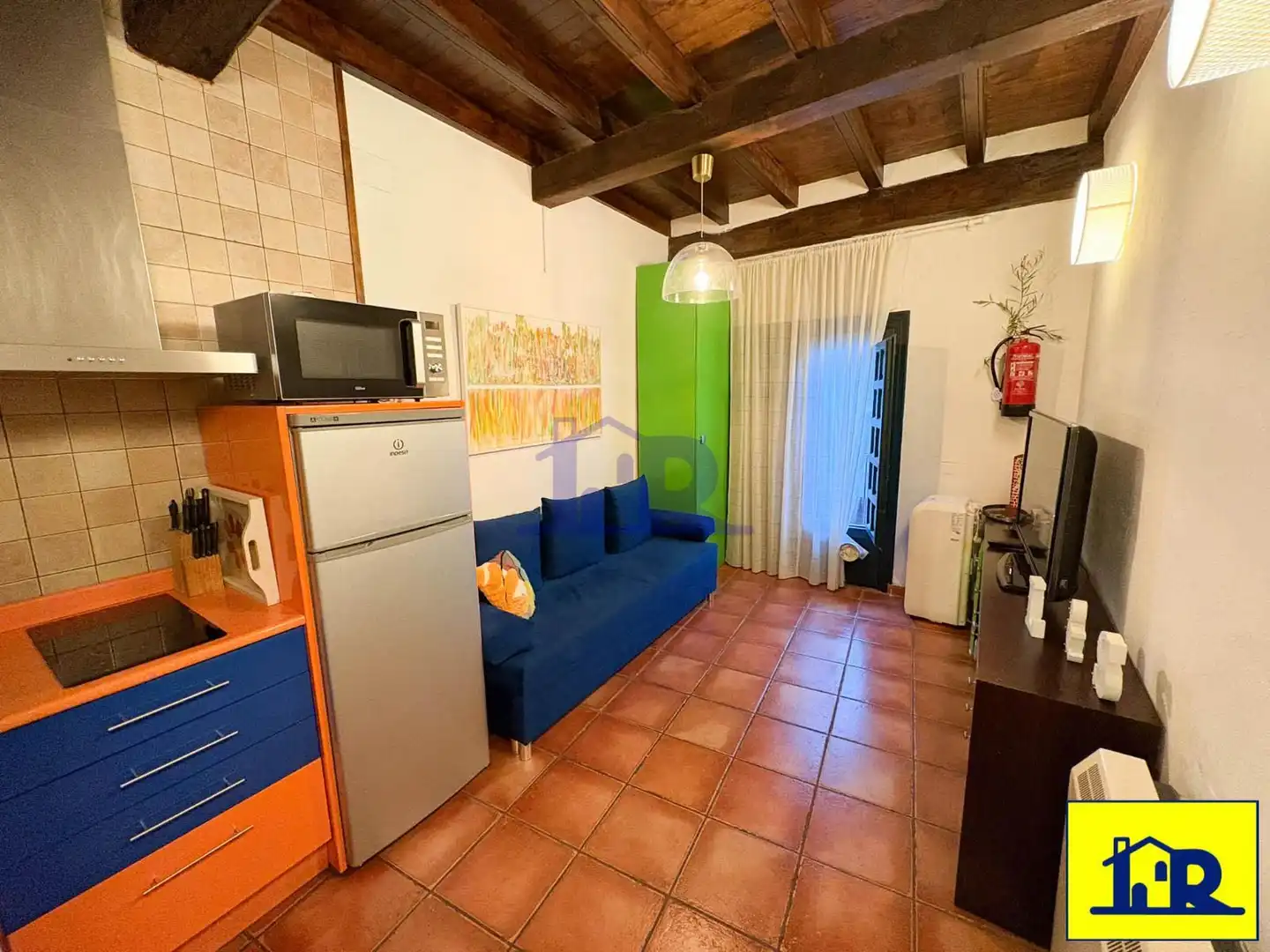 Sala de estar de Piso de alquiler en Cuenca con Calefacción, Terraza y Amueblado