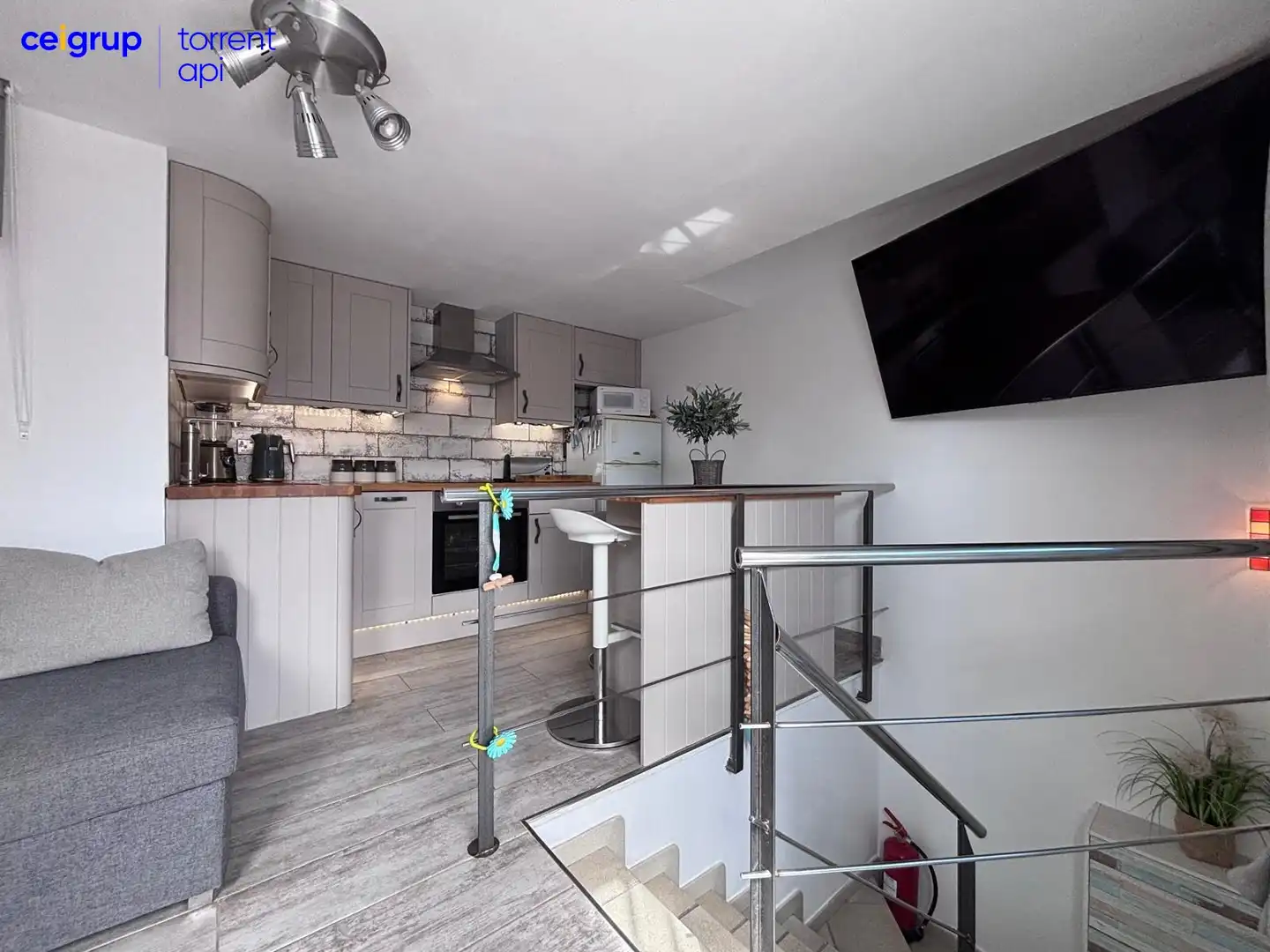 Kitchen of Attic for sale in L'Escala  with Air Conditioner and Terrace