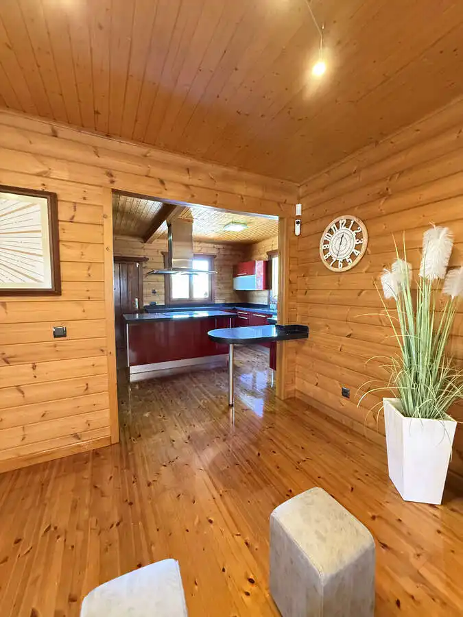 Cocina de Casa o chalet de alquiler en Roquetas de Mar con Jardín privado, Piscina y Amueblado