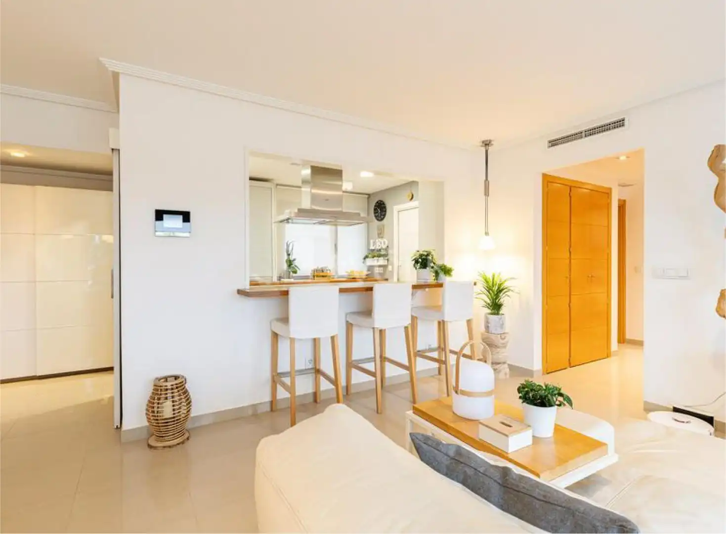 Sala de estar de Piso de alquiler en Majadahonda con Aire acondicionado, Calefacción y Parquet
