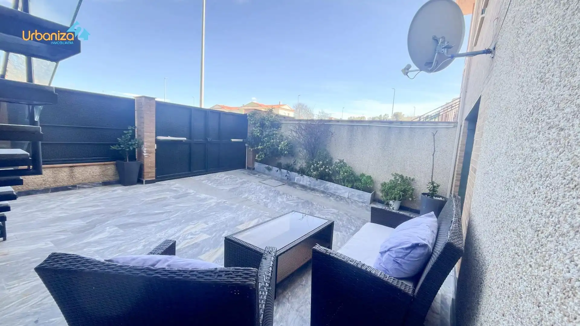 Terrace of Single-family semi-detached for sale in Cáceres Capital  with Heating, Terrace and Storage room