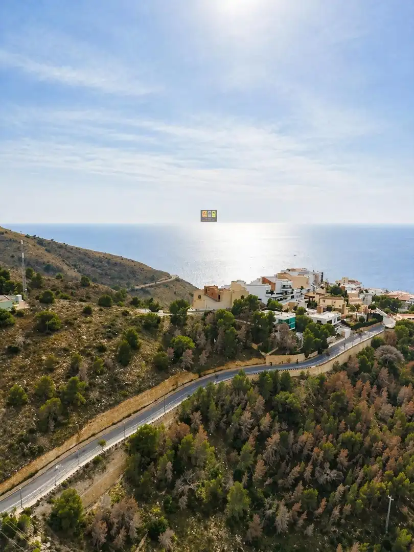 Außenansicht von Dachboden zum Verkauf in Benidorm mit Klimaanlage, Terrasse und Balkon