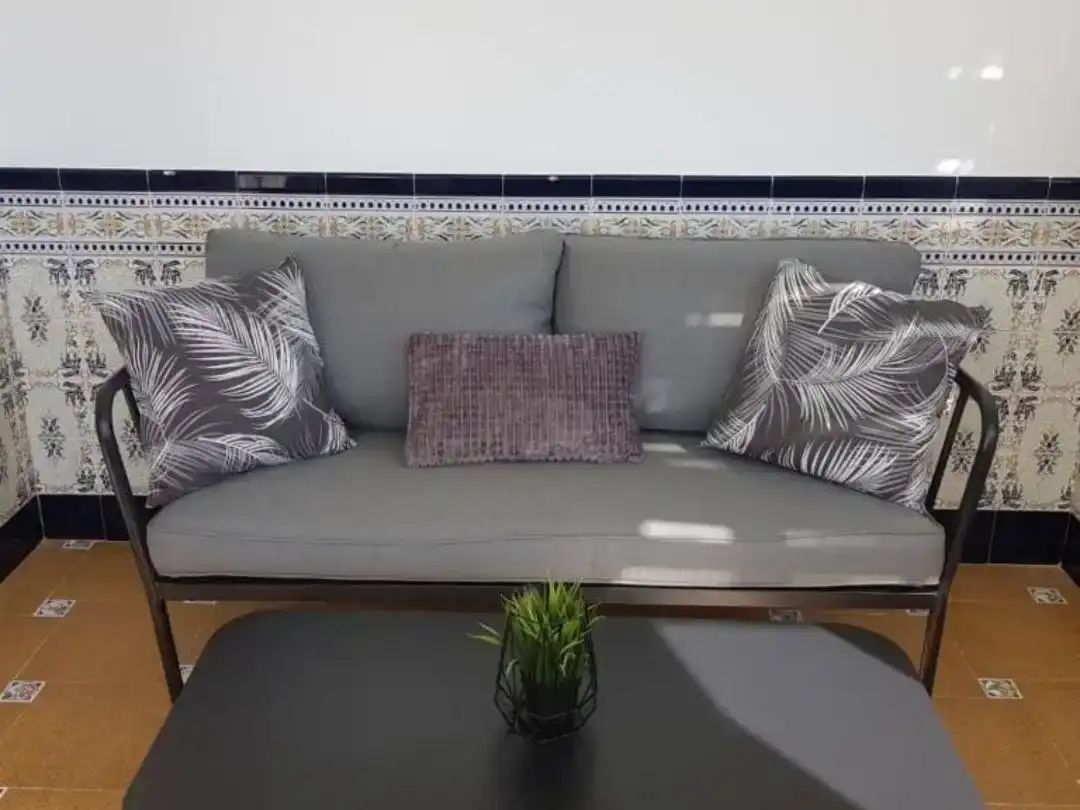 Terrasse von Country house zur Miete in Tarifa mit Klimaanlage