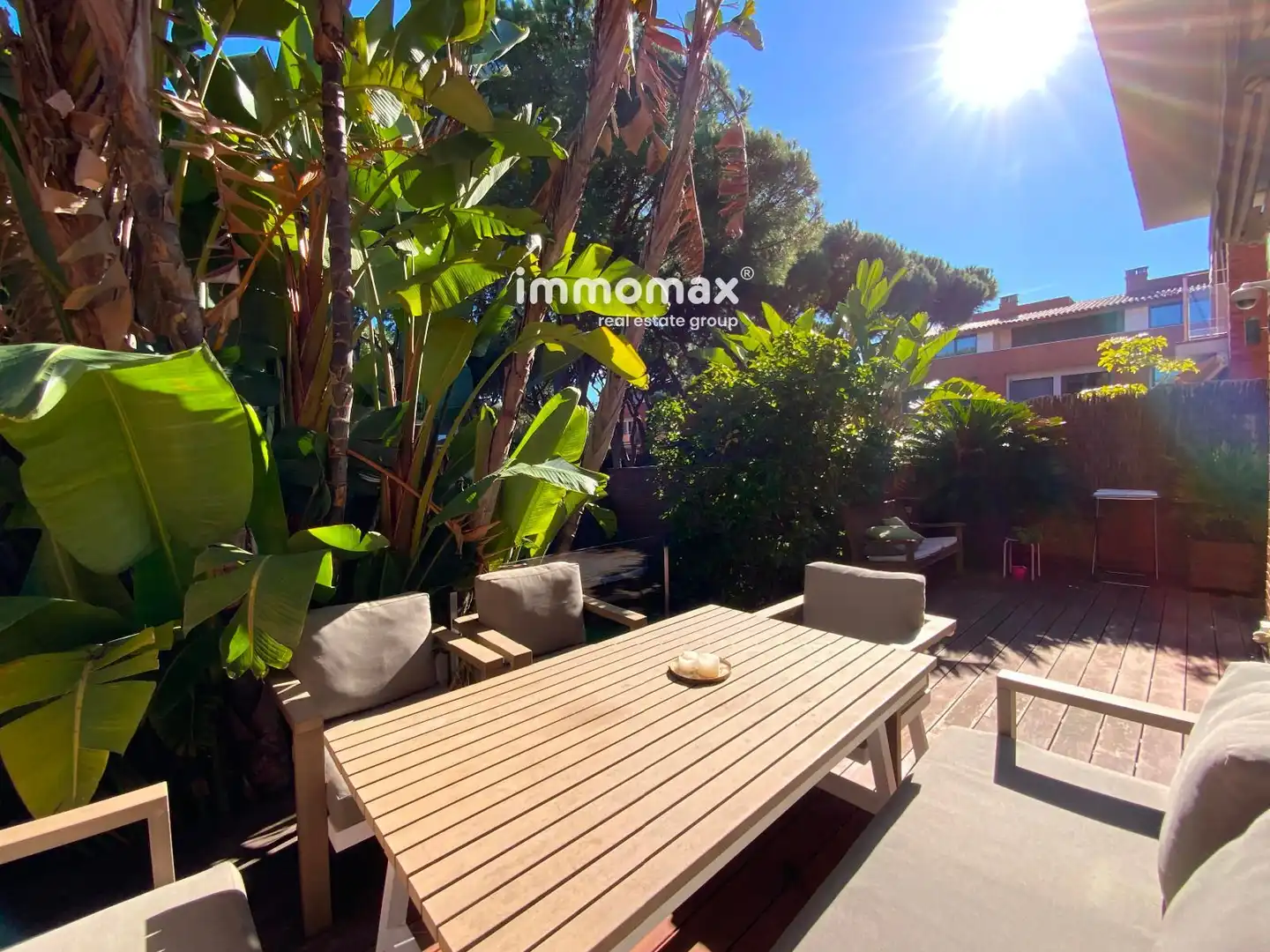 Terrace of Detached homes for rent in Gavà  with Air Conditioner, Heating and Swimming Pool