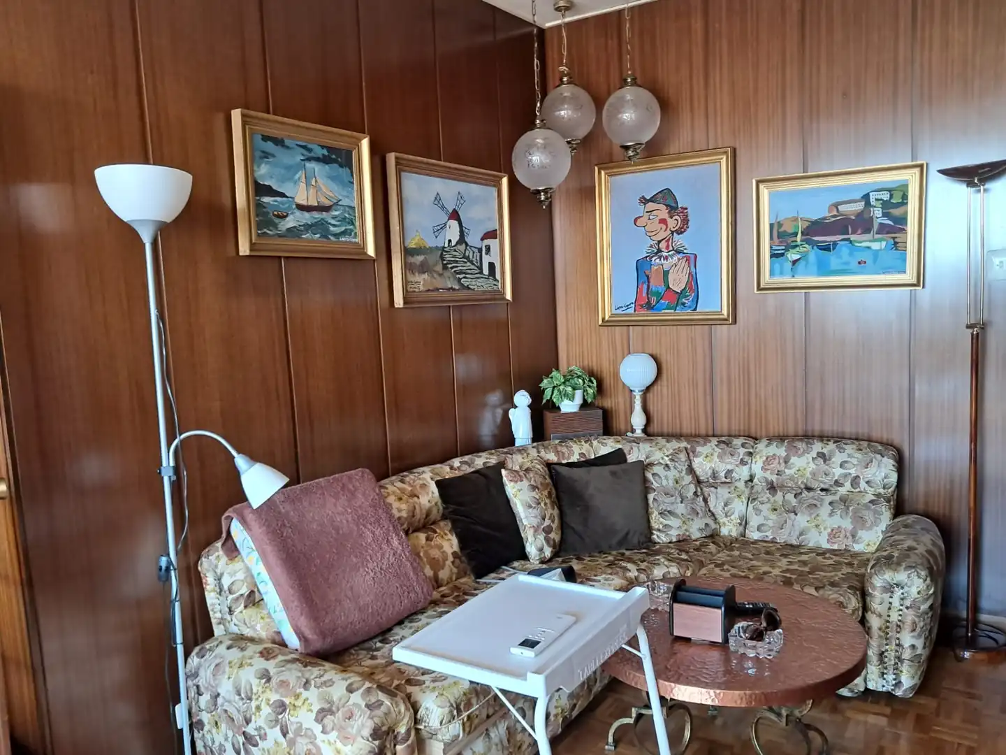Sala de estar de Ático en venta en Barcelona con Aire acondicionado, Calefacción y Parquet