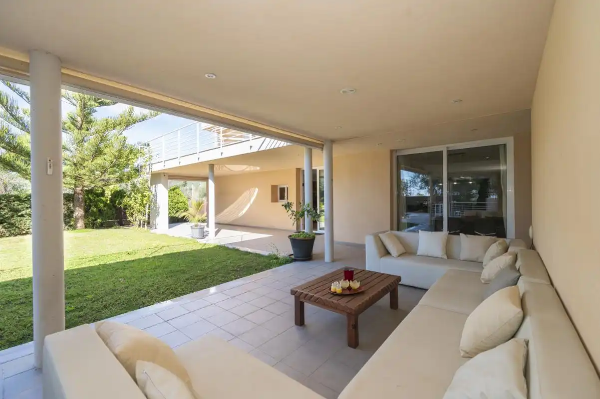 Terraza de Casa o chalet de alquiler en Sant Josep de sa Talaia con Aire acondicionado, Calefacción y Jardín privado