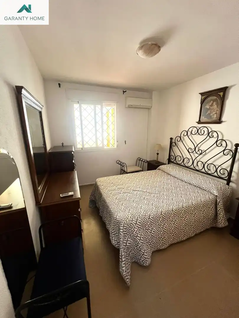 Bedroom of Flat for rent in Rincón de la Victoria  with Air Conditioner, Terrace and Furnished