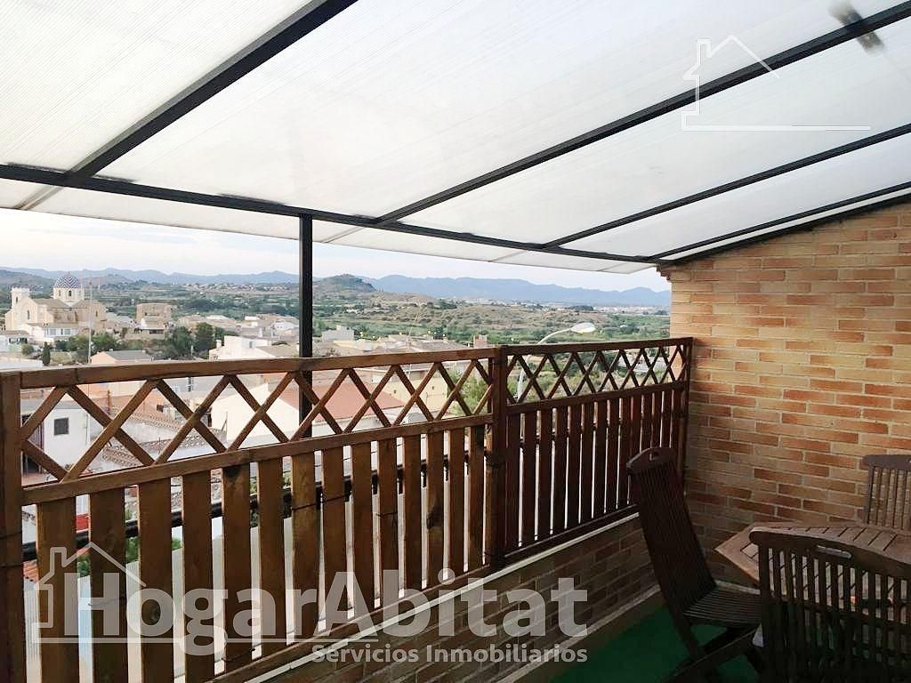 Terrace of Single-family semi-detached for sale in Vilamarxant  with Air Conditioner and Terrace