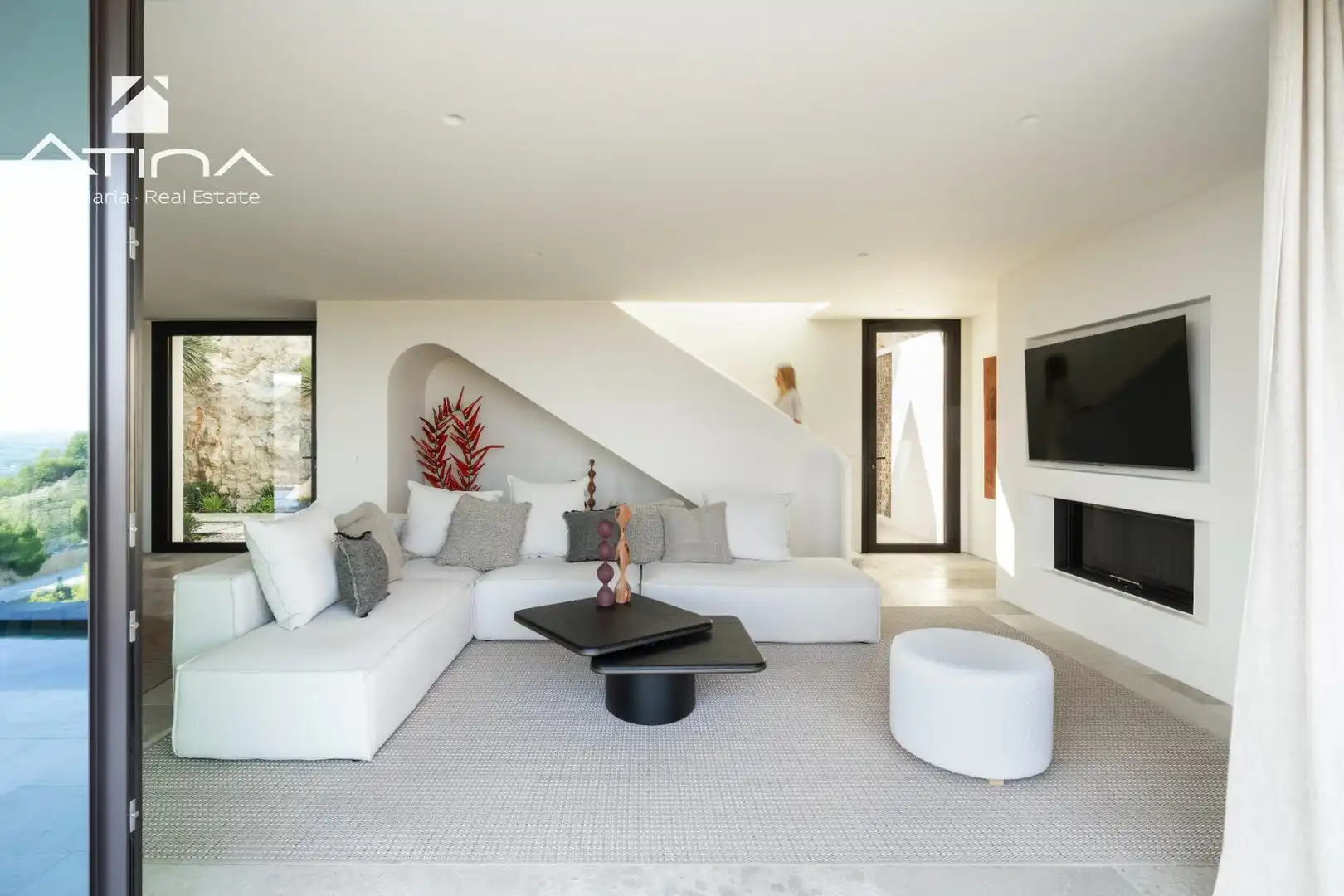 Living room of Houses for sale in Jávea / Xàbia  with Air Conditioner, Heating and Private garden