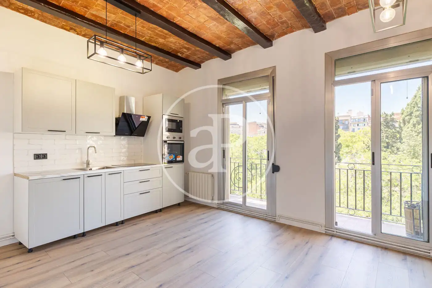 Cocina de Piso en venta en Barcelona con Aire acondicionado, Calefacción y Balcón