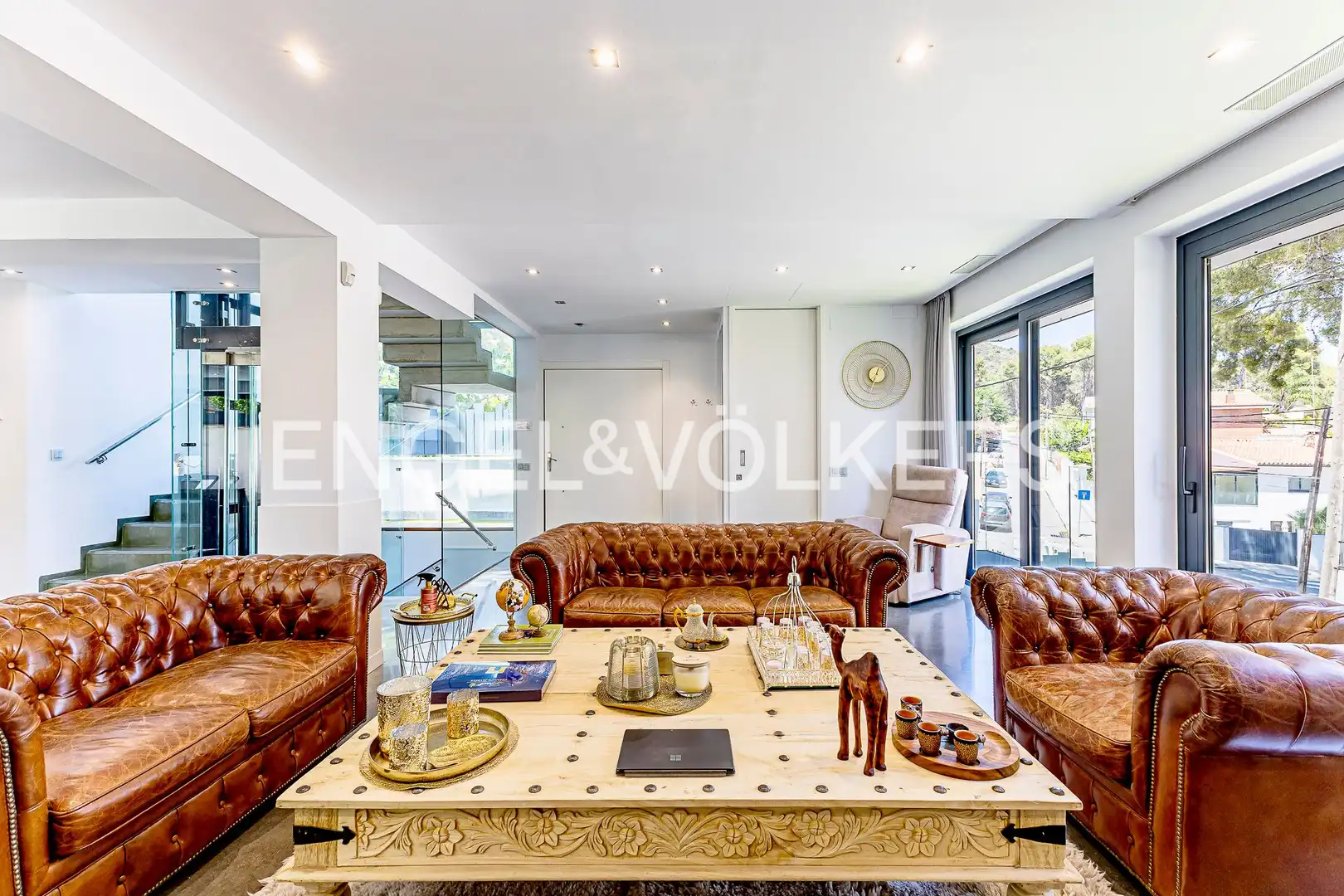 Living room of Houses for rent in Castelldefels  with Air Conditioner, Heating and Private garden