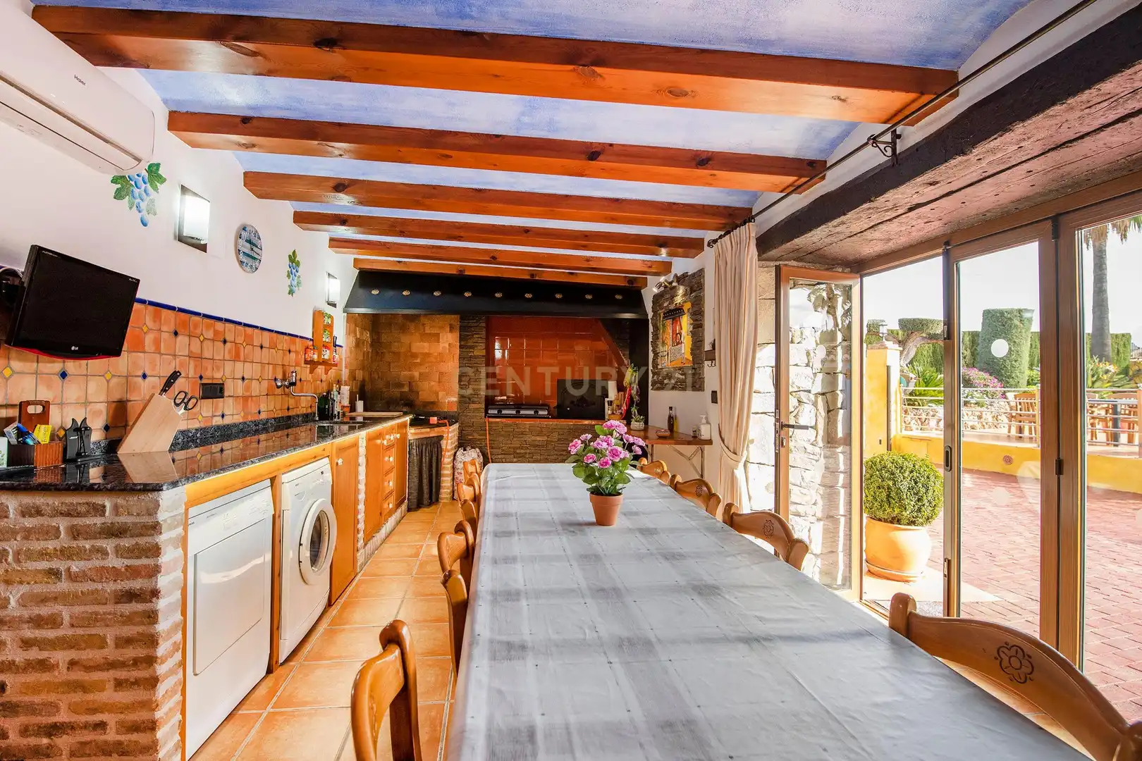 Cocina de Casa o chalet de alquiler en Benissa con Aire acondicionado, Jardín privado y Trastero