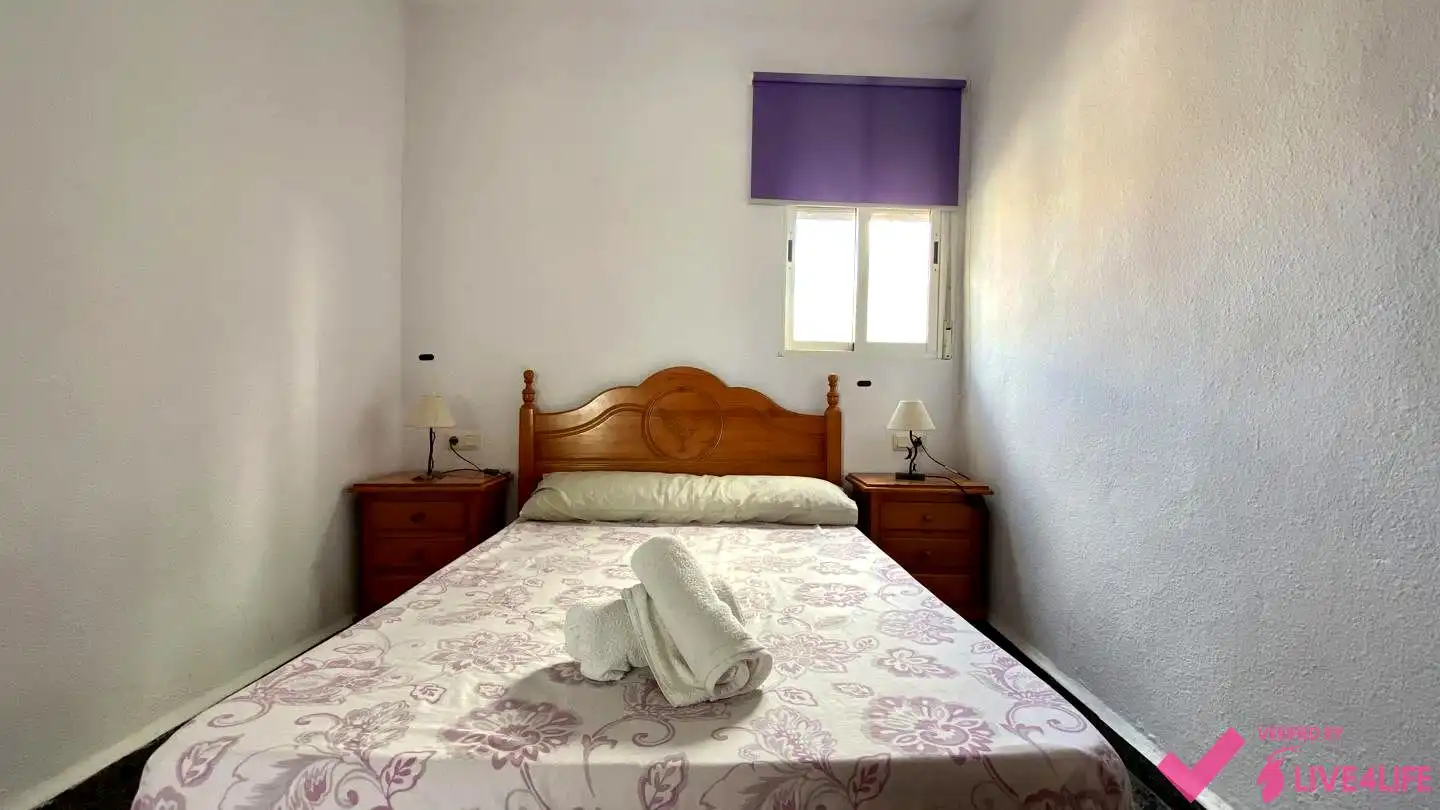 Bedroom of Attic for rent in Valencia  with Air Conditioner, Terrace and Furnished