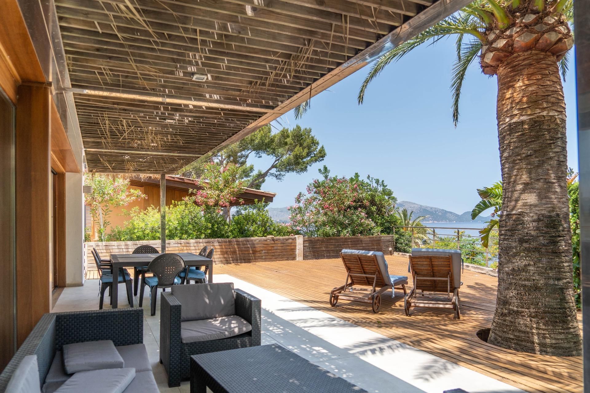 Terrassa de Casa o xalet en venda en Alcúdia amb Aire condicionat, Calefacció i Jardí privat