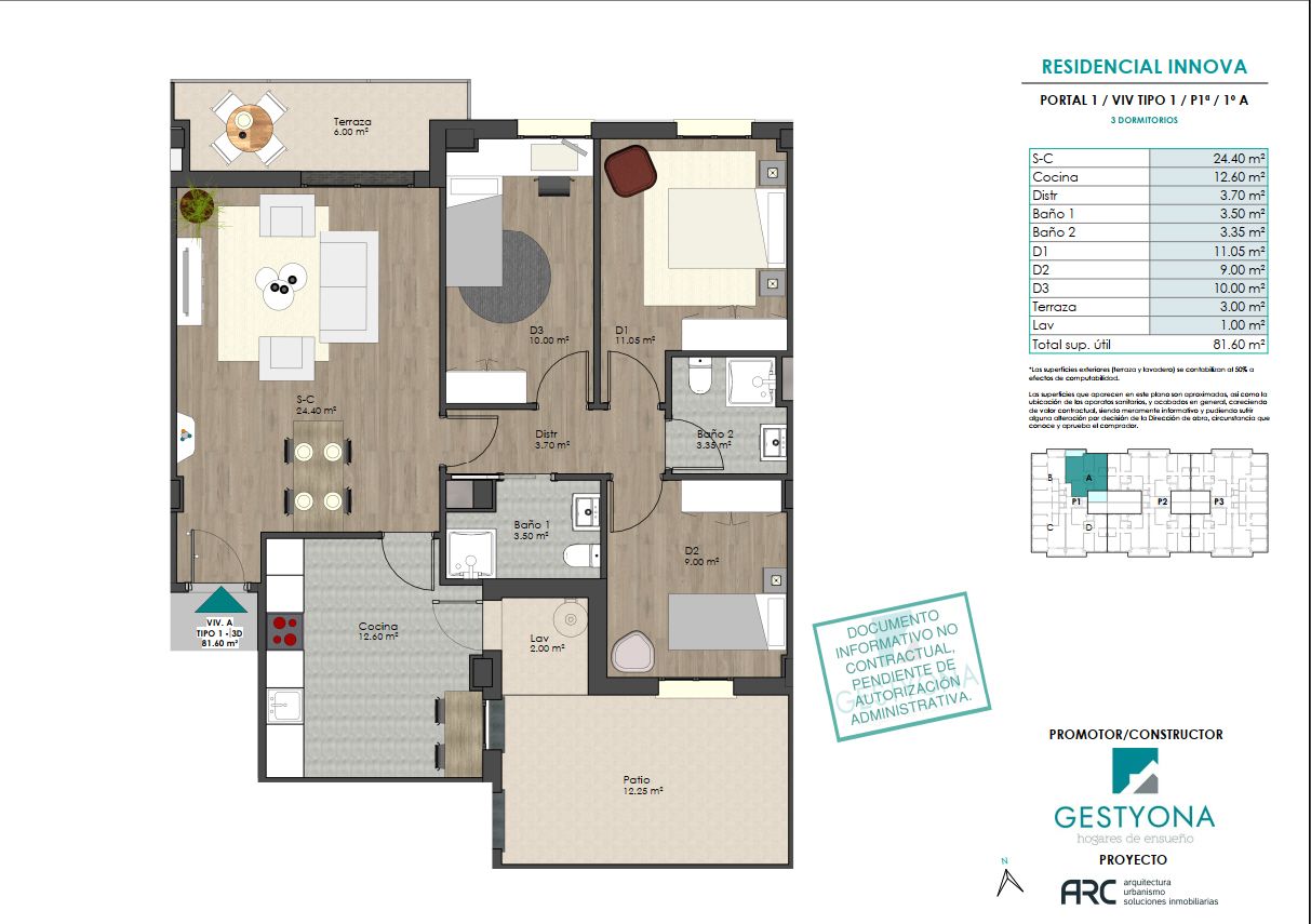 Piso en venta en Avenida del Valle