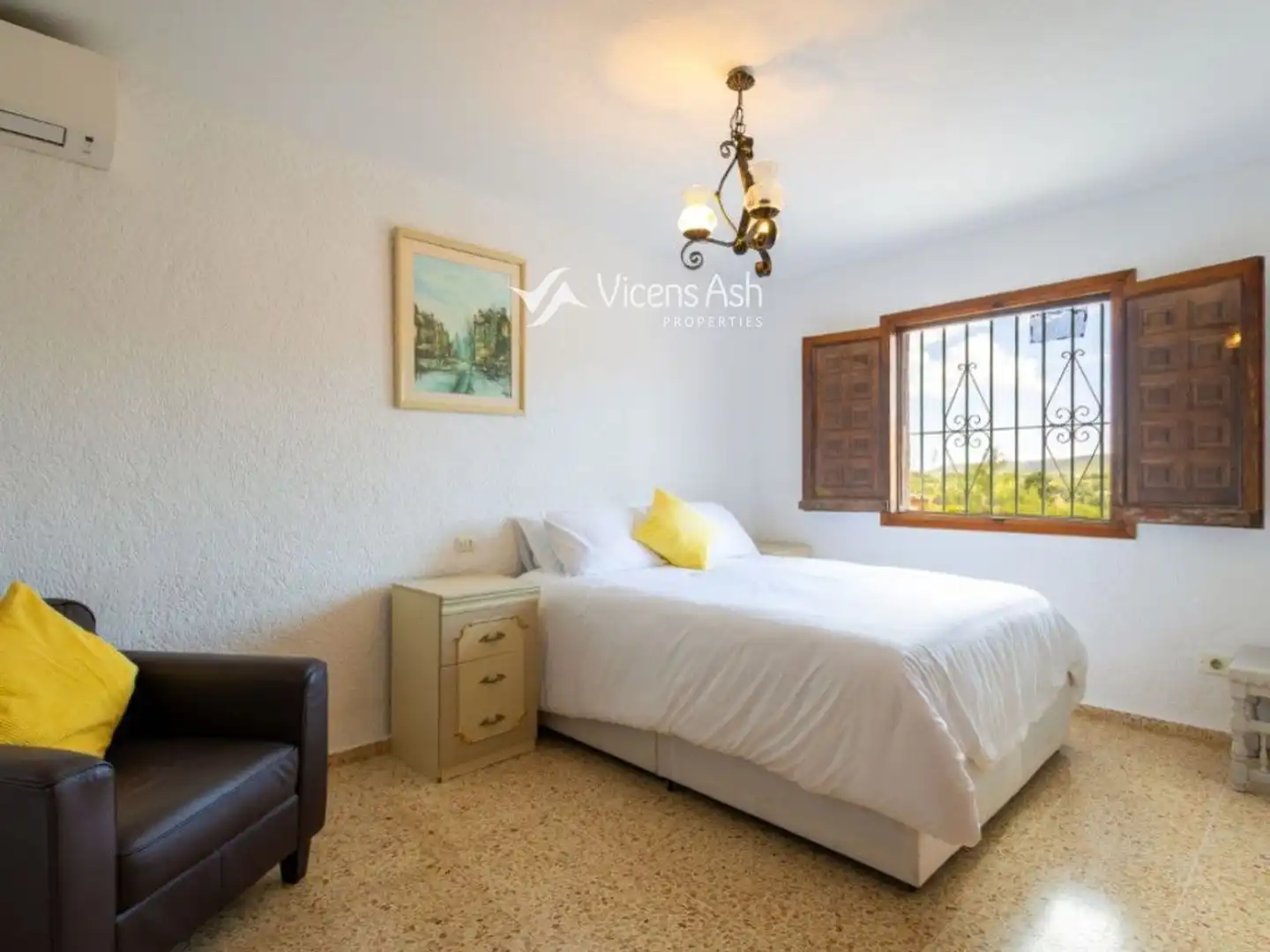 Bedroom of Houses for sale in Jávea / Xàbia  with Air Conditioner, Terrace and Storage room