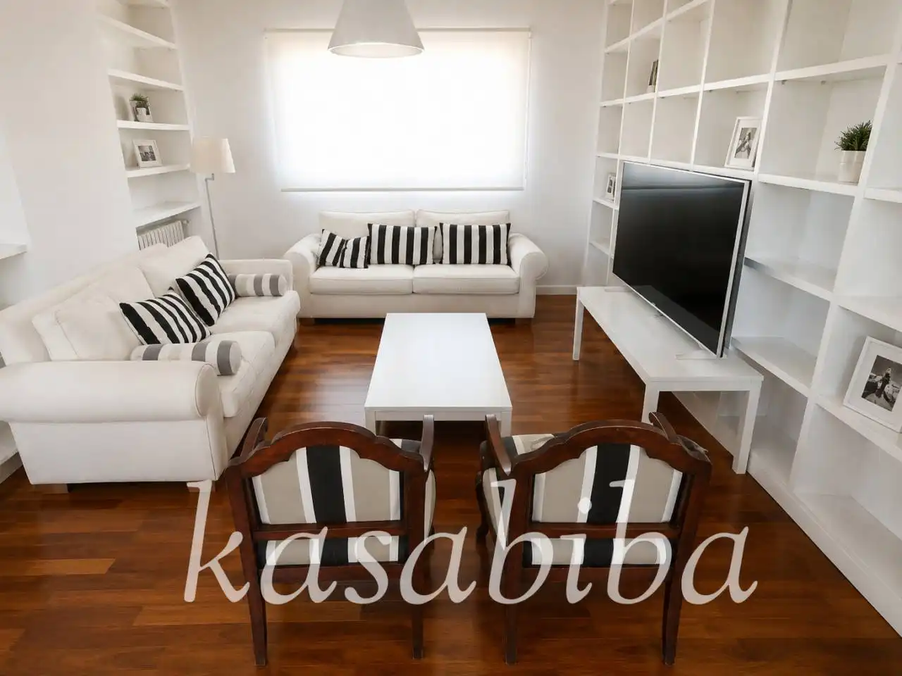 Wohnzimmer von Dachboden zum Verkauf in Valencia mit Klimaanlage, Heizung und Parkett