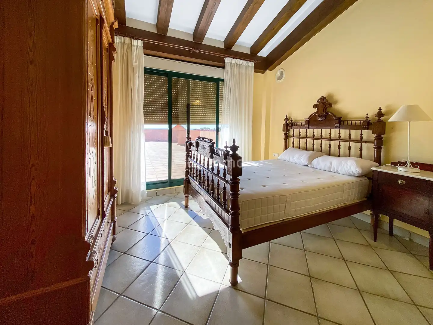 Bedroom of Houses for sale in Calpe / Calp  with Air Conditioner, Heating and Terrace