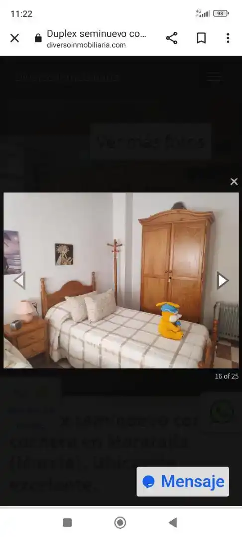 Dormitori de Dúplex en venda en Moratalla amb Aire condicionat