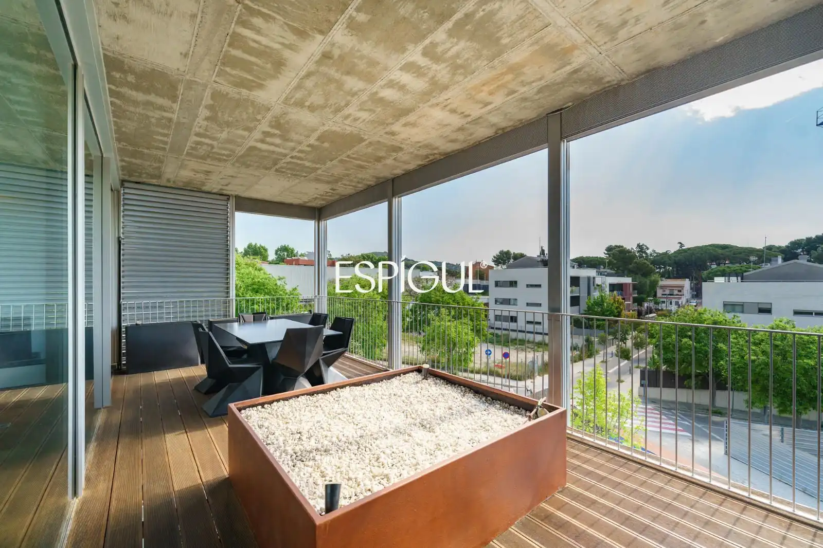 Terrassa de Dúplex en venda en Tiana amb Aire condicionat, Calefacció i Parquet