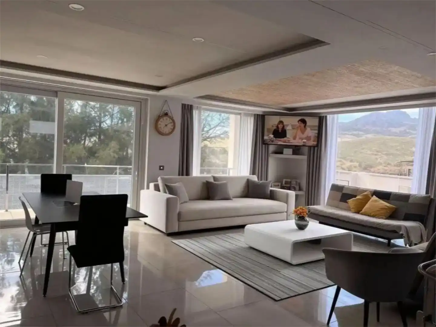 Sala de estar de Casa o chalet en venta en Arona con Aire acondicionado, Jardín privado y Amueblado