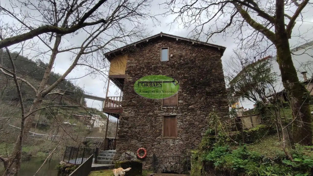Vista exterior de Finca rústica en venta en A Peroxa  con Calefacción, Terraza y Amueblado