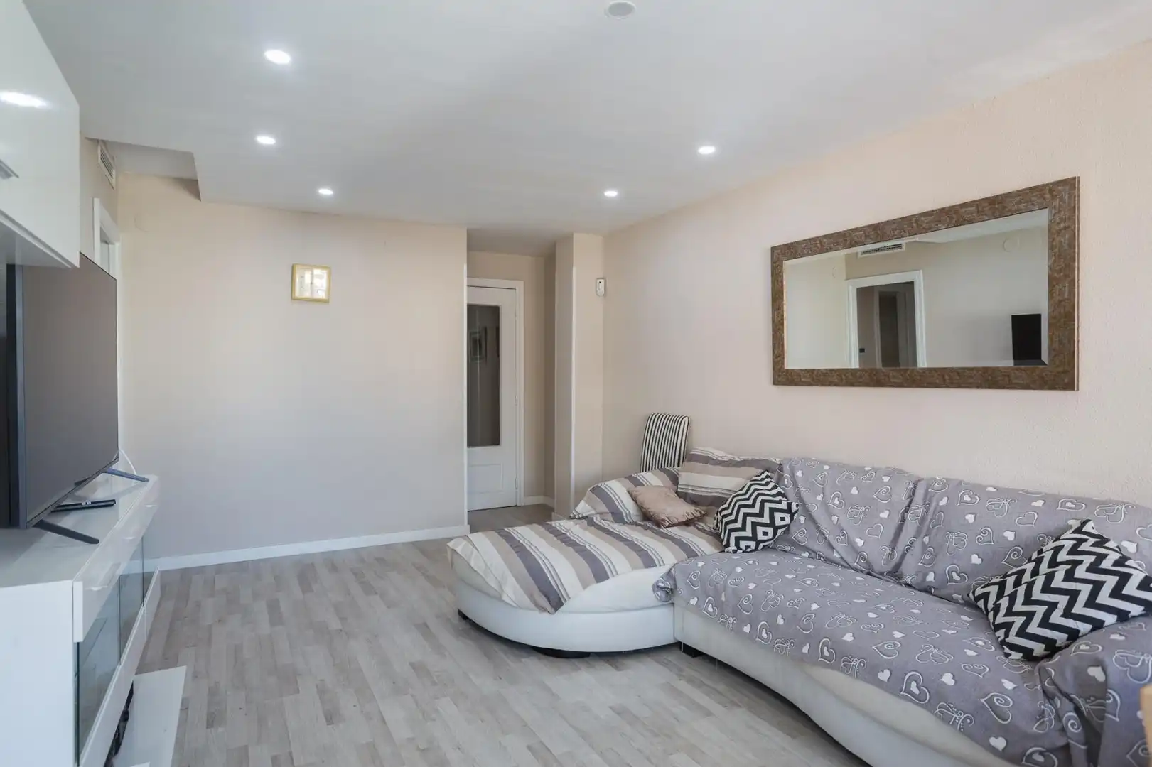 Sala de estar de Piso en venta en Gandia con Aire acondicionado, Amueblado y Balcón