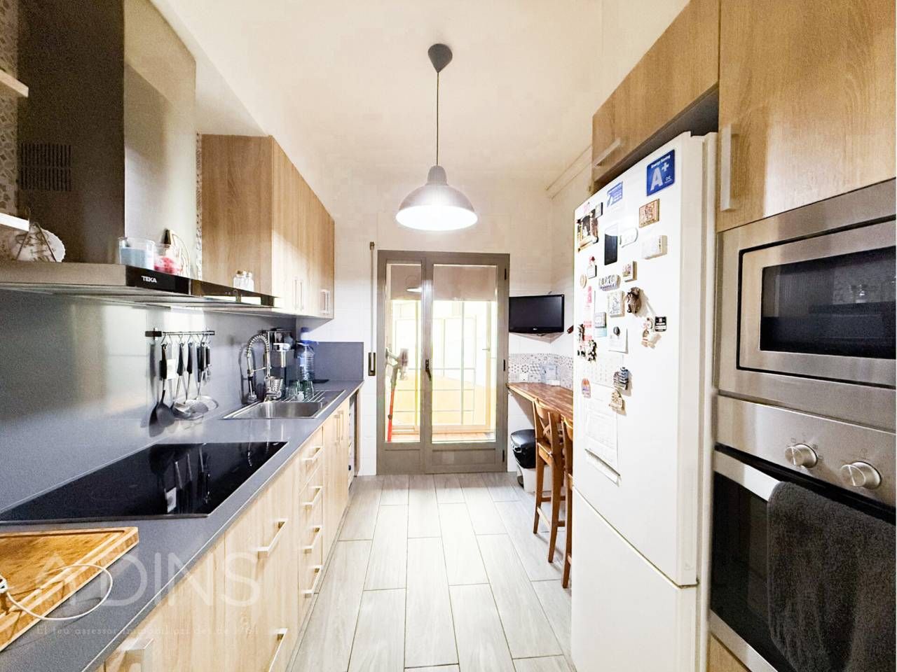 Kitchen of Flat for sale in Caldes de Montbui  with Air Conditioner, Heating and Parquet flooring