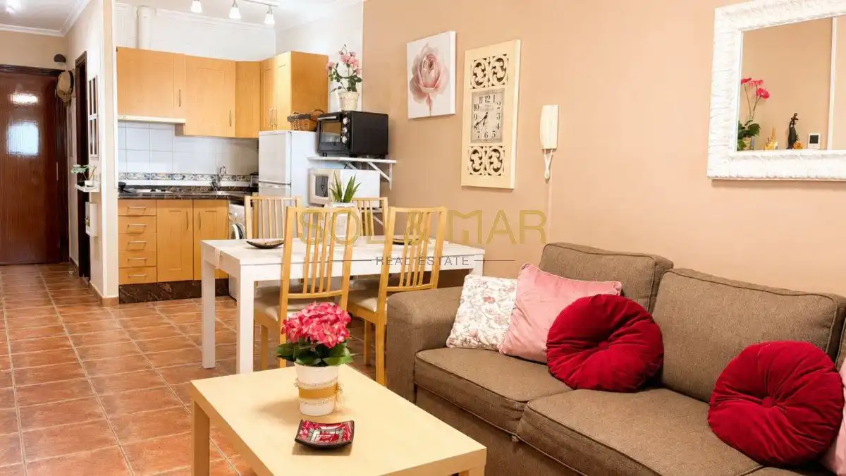 Wohnzimmer von Wohnungen zum Verkauf in Torremolinos mit Klimaanlage, Heizung und Terrasse