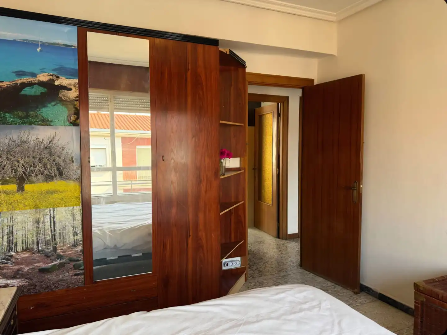 Bedroom of Flat for sale in  Logroño  with Heating and Furnished