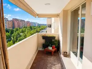 Terrasse von Wohnung zum Verkauf in Madrid mit Klimaanlage, Heizung und Privatgarten