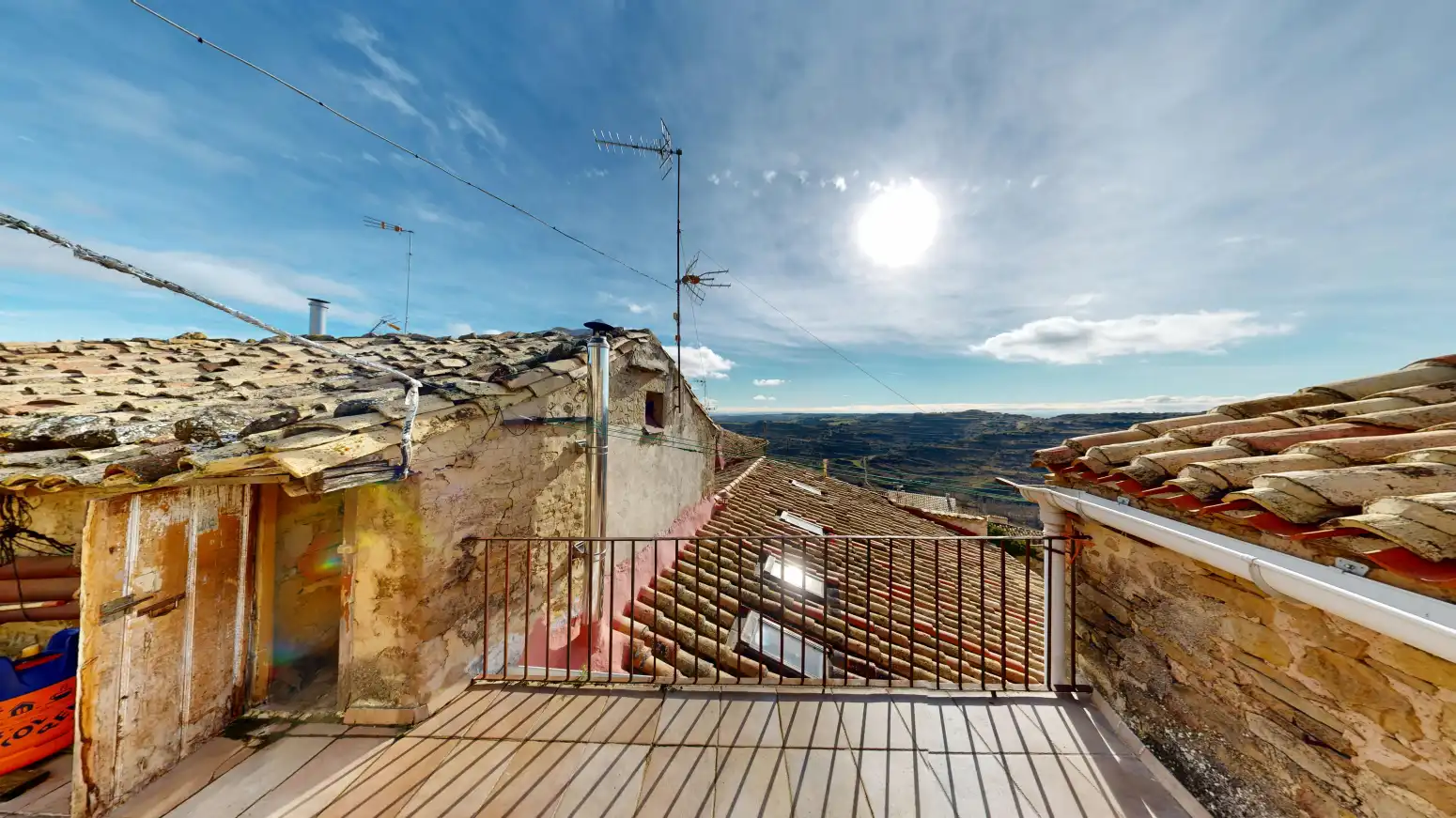Terraza de Casa o chalet en venta en Ujué / Uxue con Calefacción, Parquet y Terraza