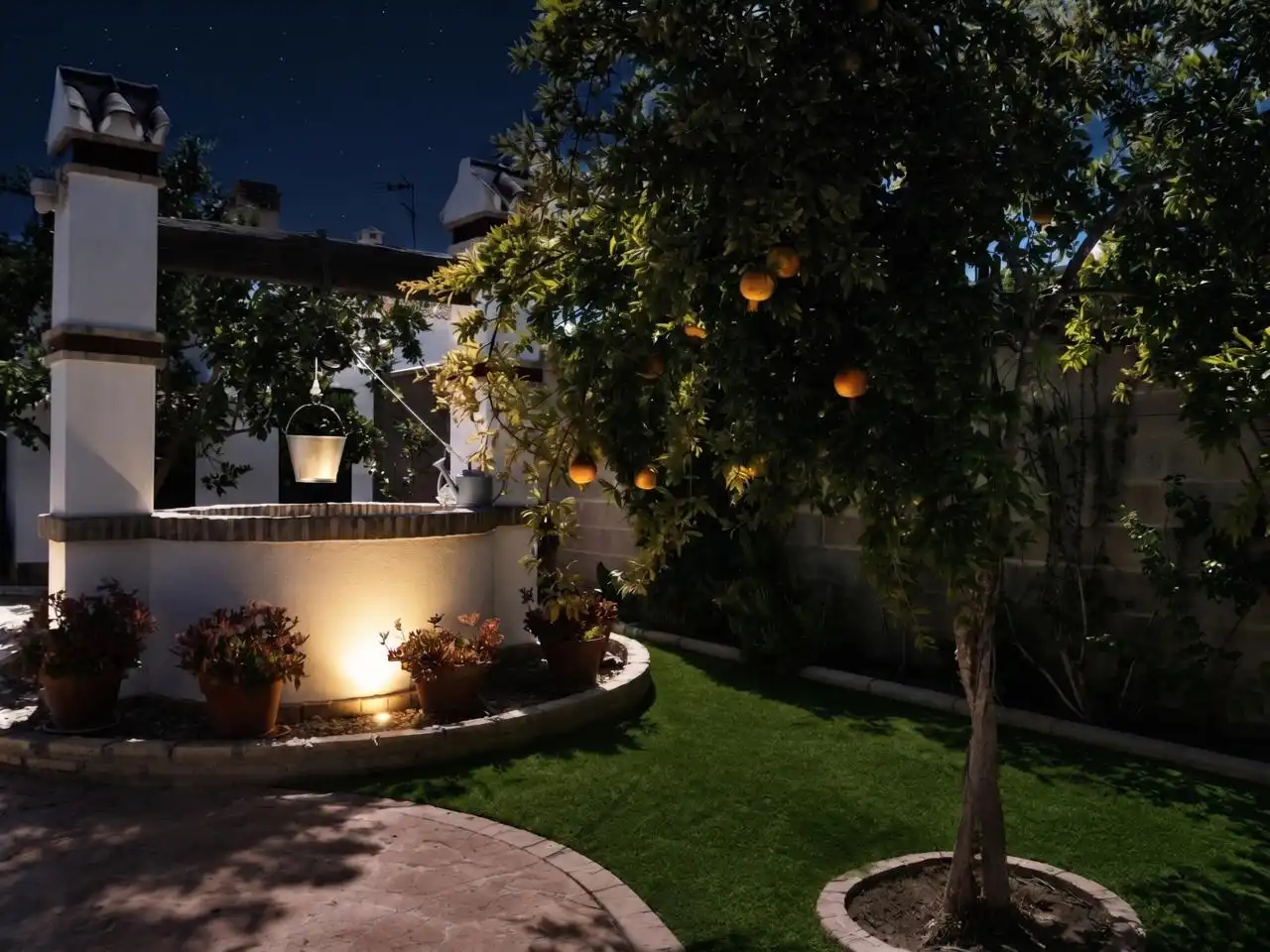 Terraza de Casa o chalet en venta en Hinojos con Aire acondicionado, Jardín privado y Terraza
