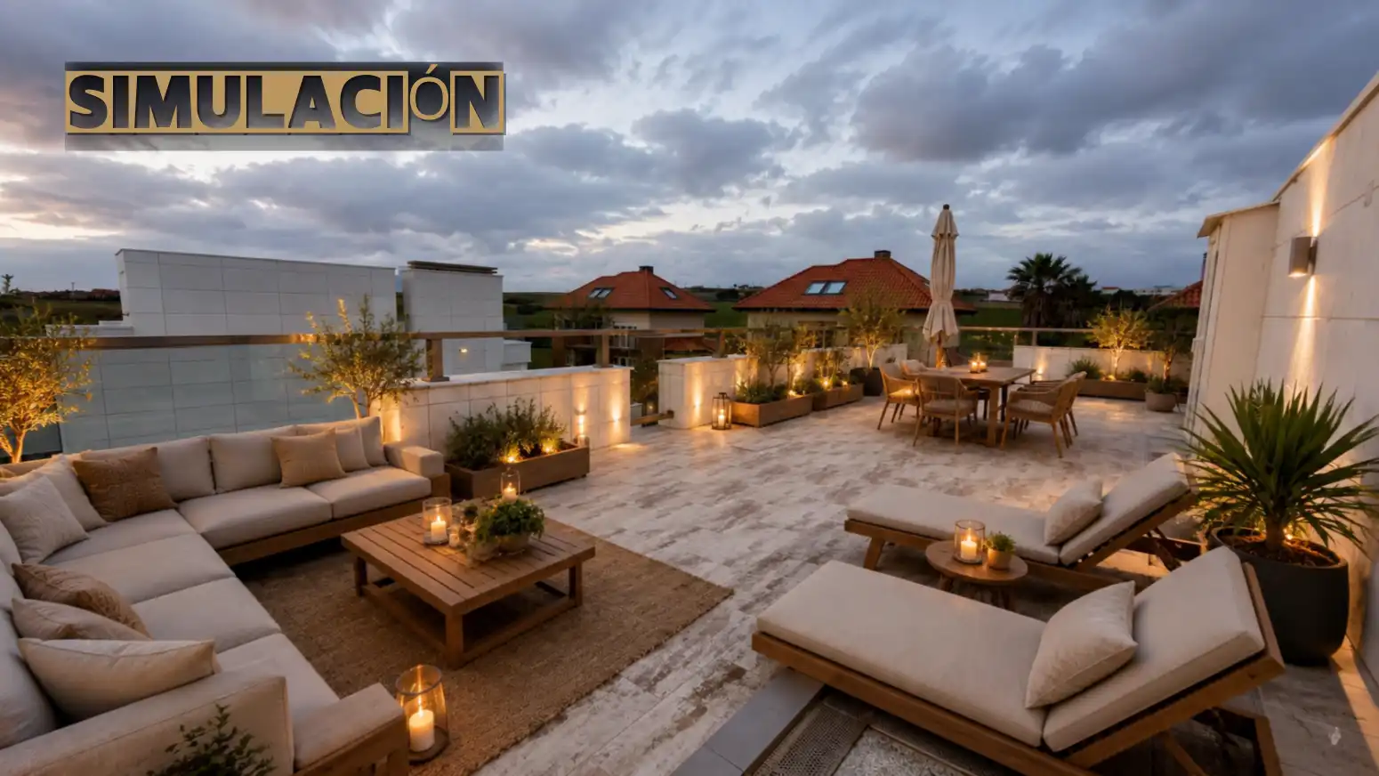 Terraza de Ático en venta en Piélagos con Calefacción, Jardín privado y Parquet