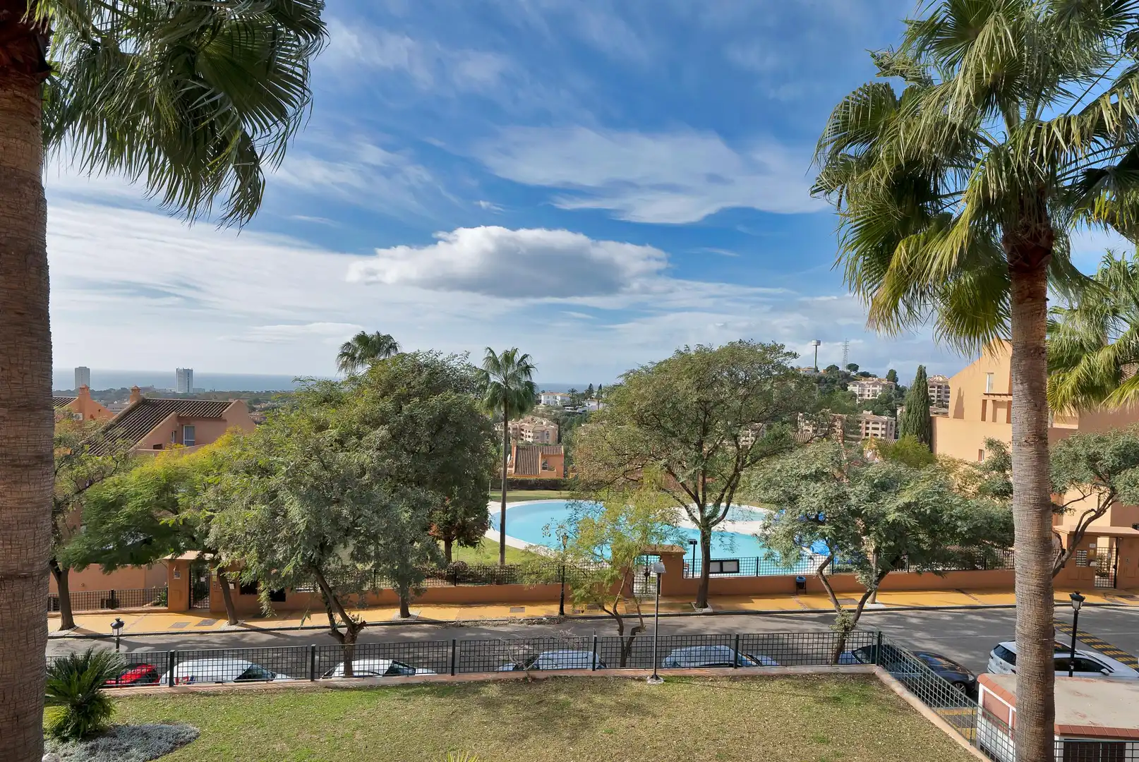 Swimming pool of Apartments for sale in Marbella  with Air Conditioner, Private garden and Storage room