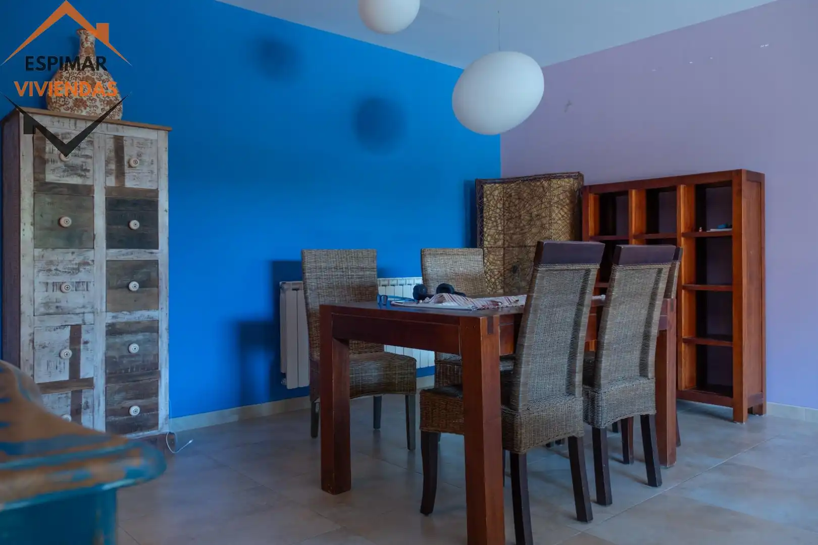 Dining room of Houses for sale in Villanueva de Gállego  with Air Conditioner, Heating and Private garden