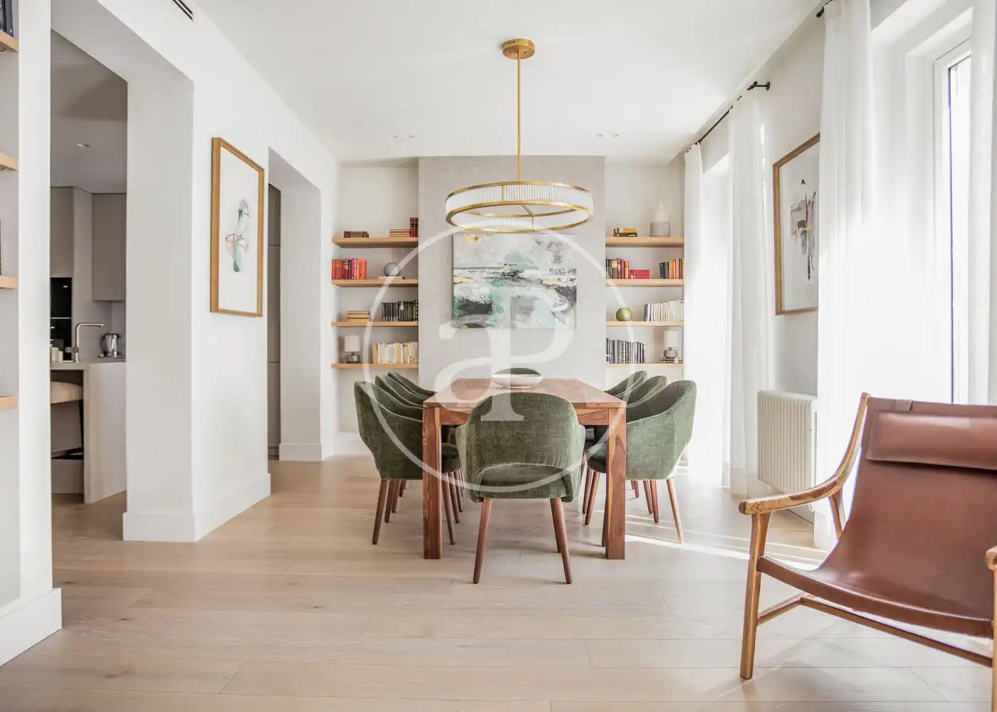 Esszimmer von Wohnung zur Miete in Barrio de Salamanca