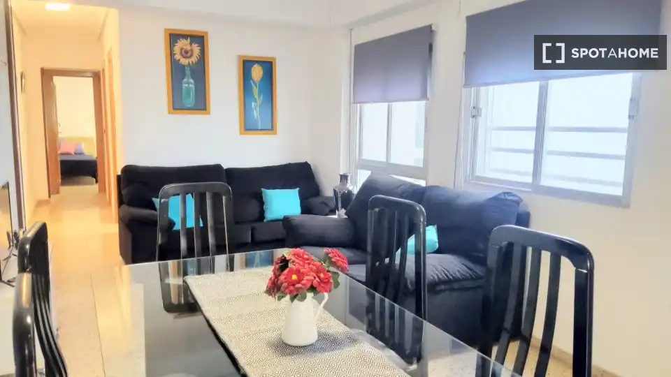 Sala d'estar de Pis per a compartir en Zona Concordia