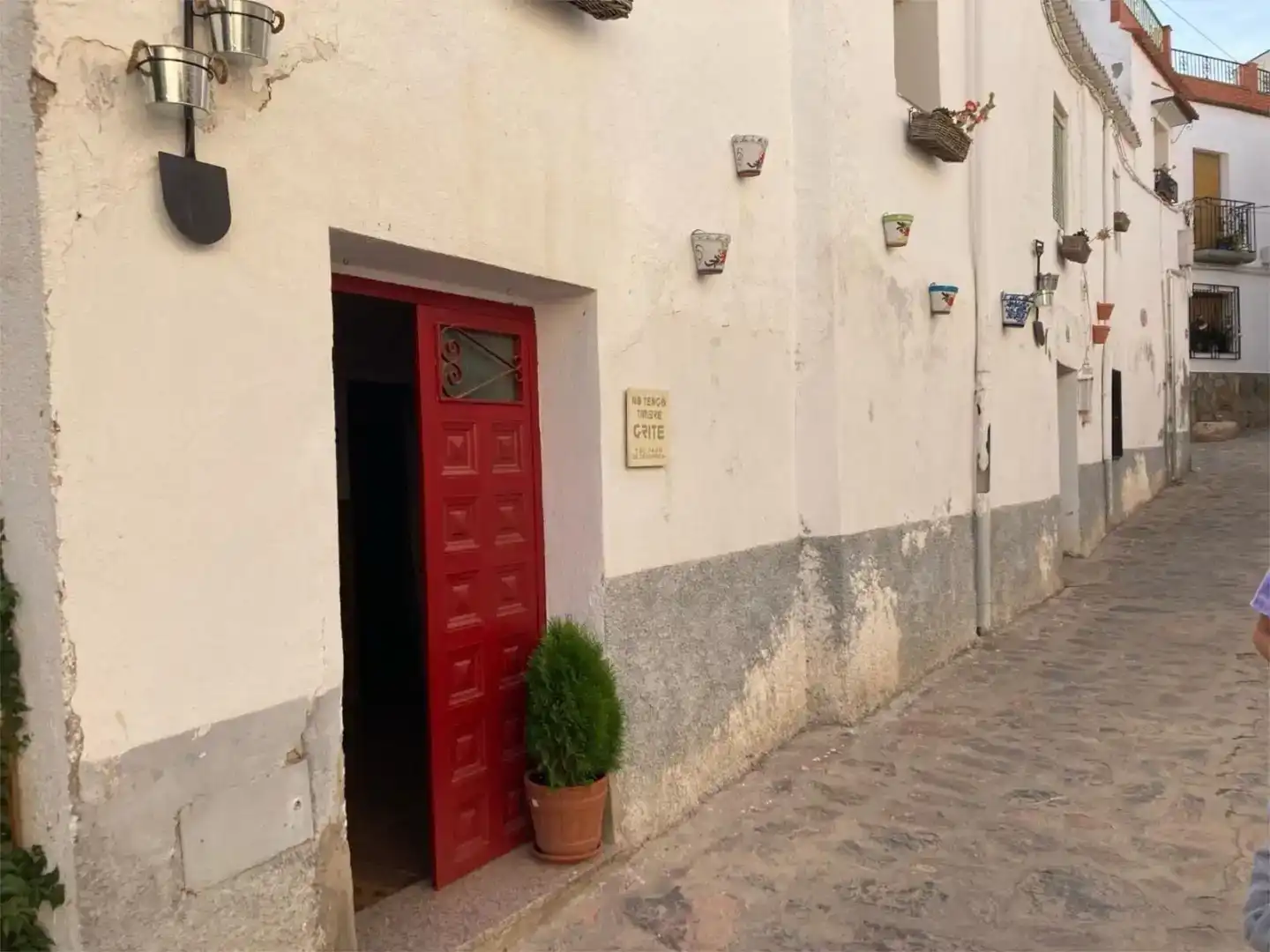 Vista exterior de Planta baja en venta en Fondón con Aire acondicionado, Amueblado y Horno
